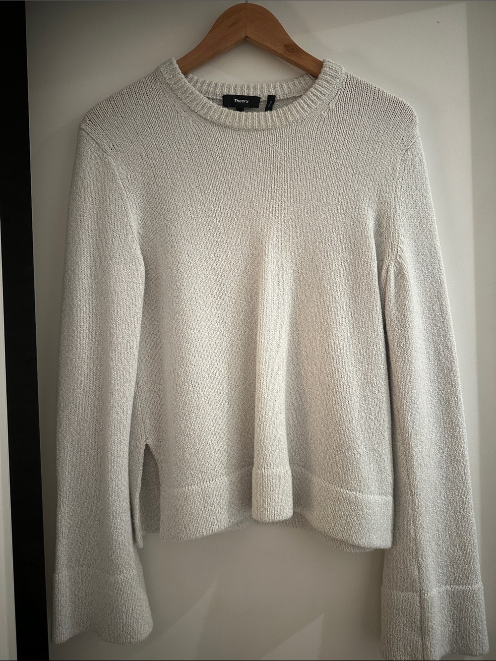 Theory pale blue Crewneck Sweater - cashmere/wool/cotton
